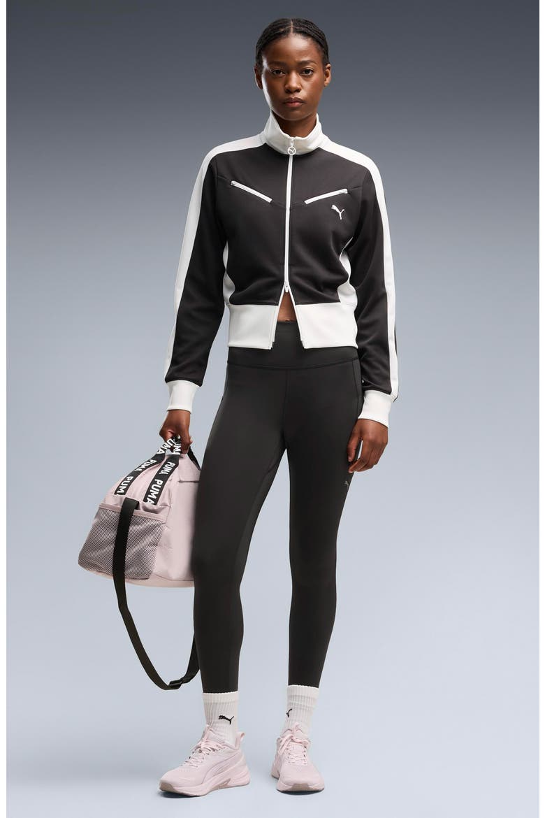 PwrMode High Waist Pocket 7\/8 Leggings, Alternate, color, PUMA BLACK