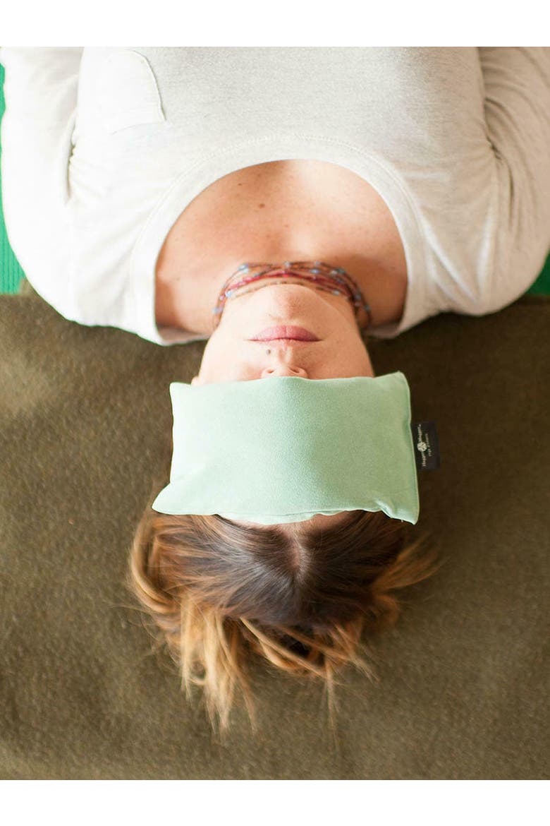 Peachskin Eye Pillow, Alternate, color, Jade