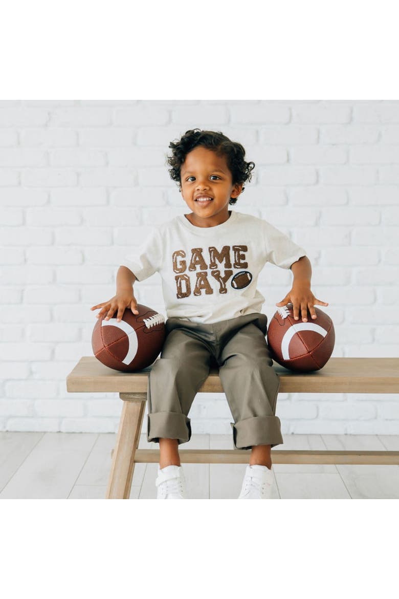 Game Day Patch Short Sleeve T-Shirt, Alternate, color, Natural Heather