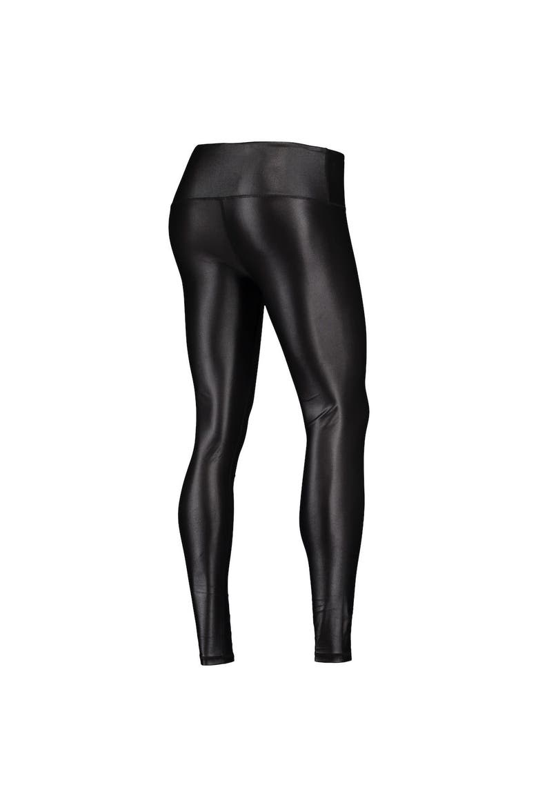 Women's ZooZatz Black Nebraska Huskers Shine Liquid Leggings, Alternate, color, Black