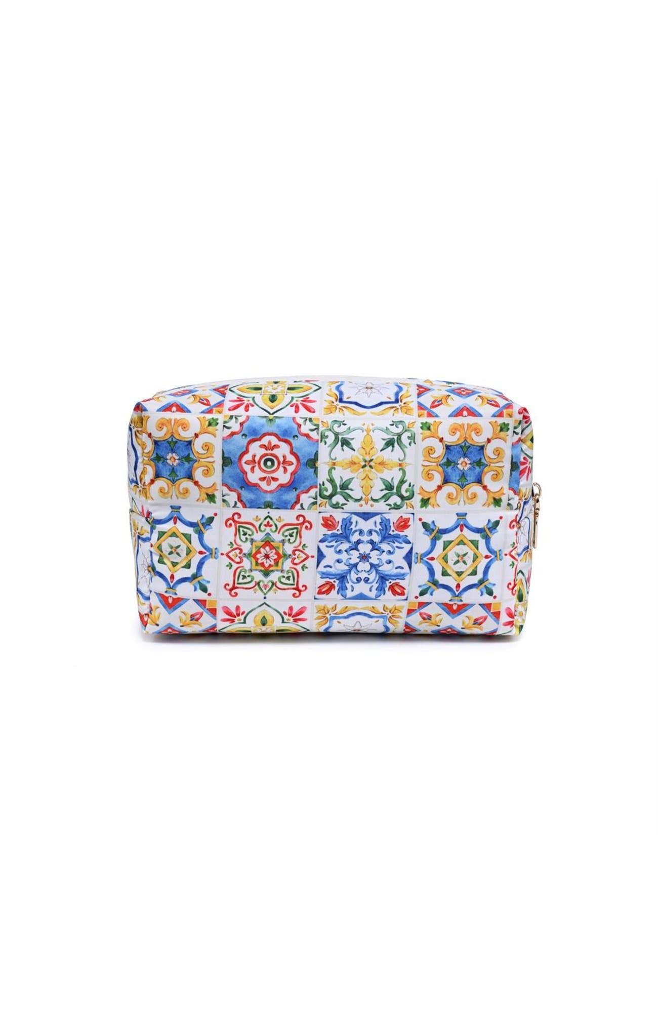 Amalfi Escape Cosmetic & Travel Organizer Pouch, Alternate, color, Sorrento