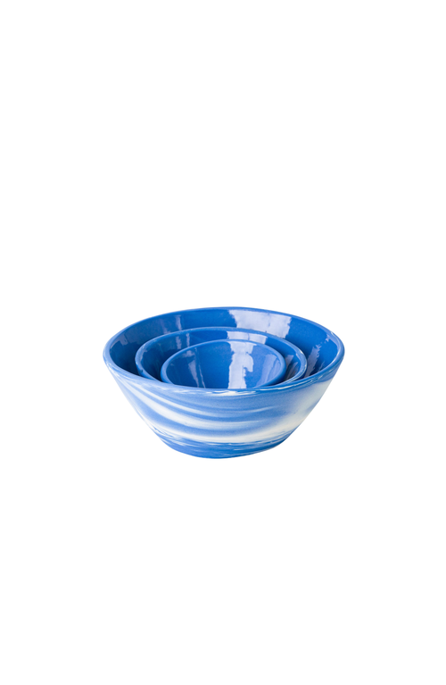 Haand Cloudware Nesting Bowl Set In Multi