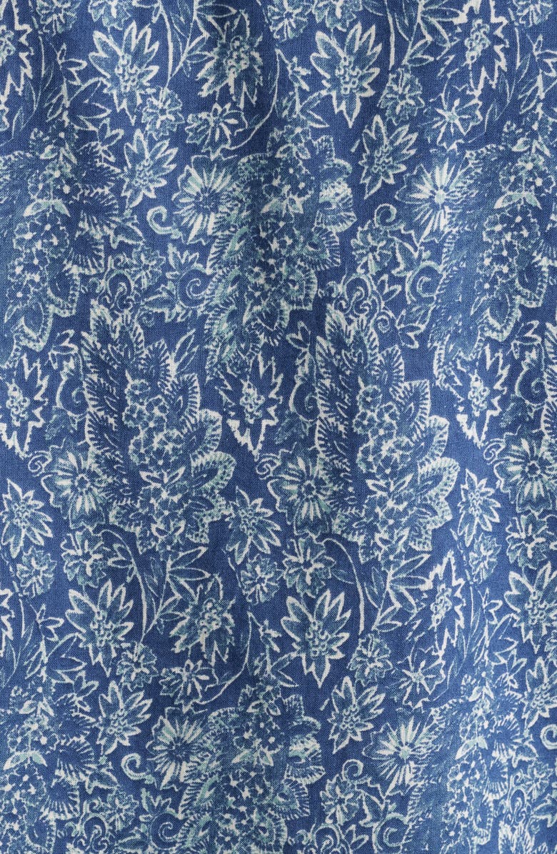 Treasure & Bond Linen & Cotton Camp Shirt, Alternate, color, 