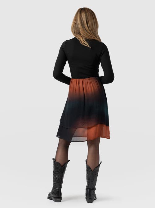 Shop Saint + Sofia Etta Mini Layered Dress