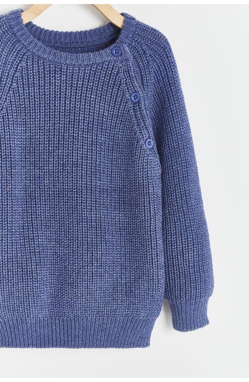 Babycottons Mick Knit Sweater For Infant In Blue