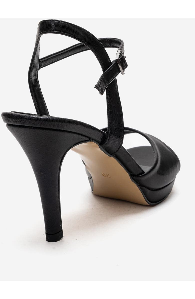 Prologue Shoes Poise Stiletto Sandal, Alternate, color, Black