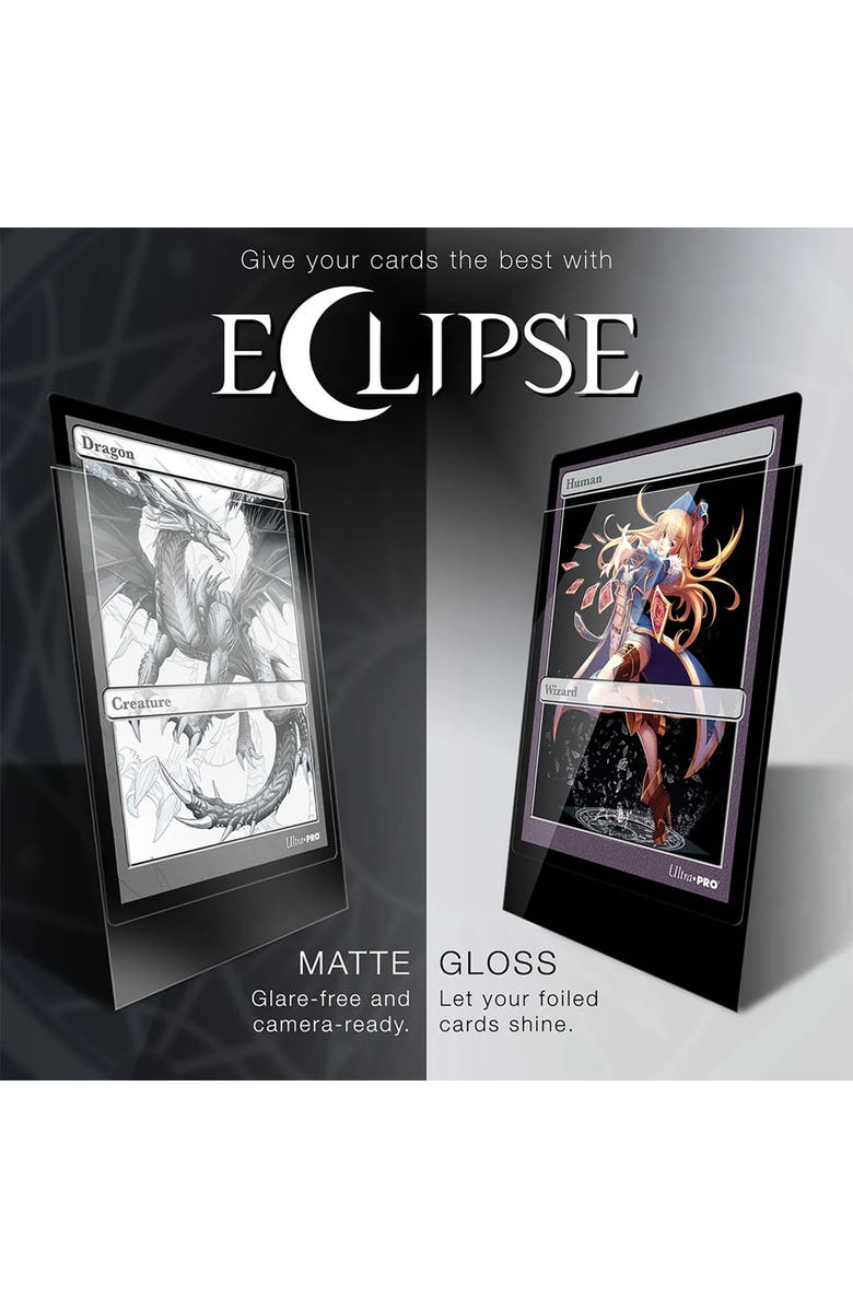 Ultra PRO Eclipse Standard Deck Protector Sleeves Pro Gloss 100Ct, Alternate, color, Multicolored