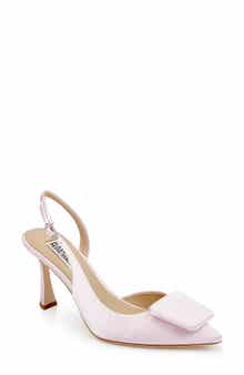 Badgley Mischka Collection Graciella Slingback Half d'Orsay Pointed Toe Pump