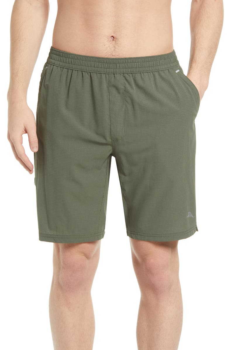 Tommy Bahama Monterey Coast Swim Trunks, Main, color, Palm Moss