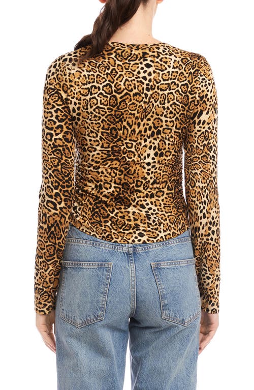 Fifteen Twenty Cady Side Shirred Top In Multi