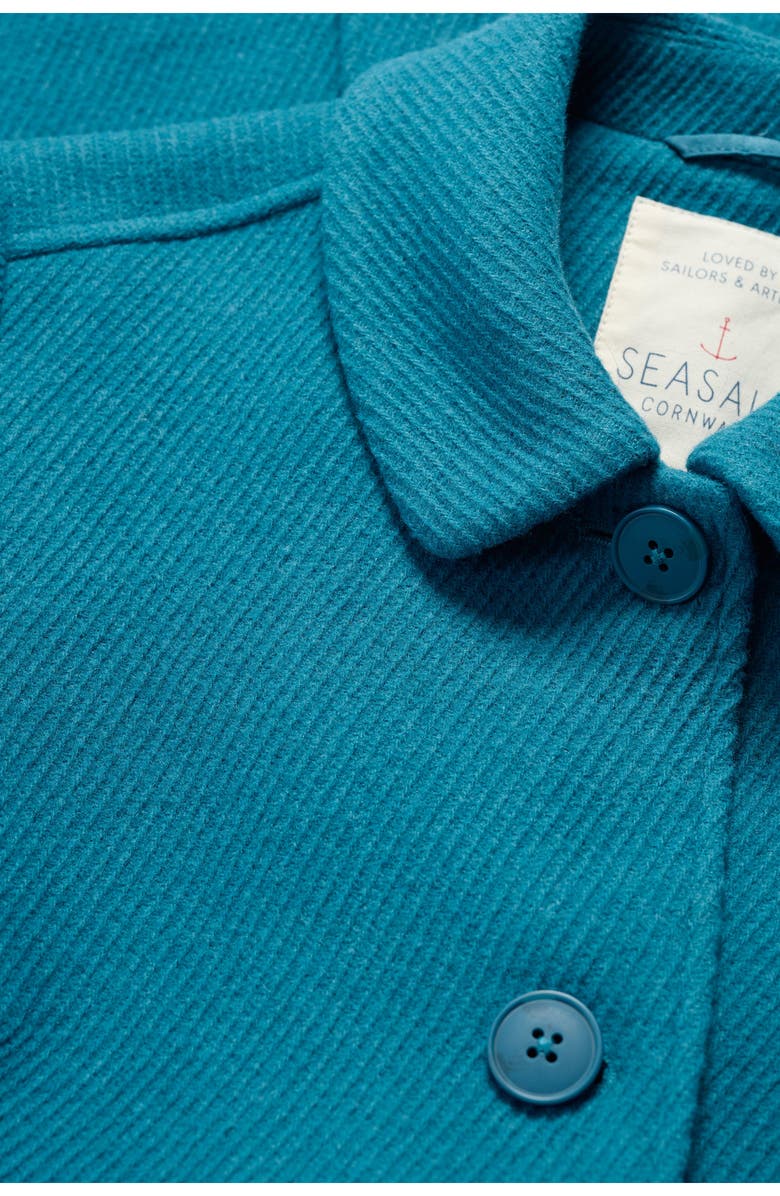 Seasalt Cornwall Wood Cabin Coat, Alternate, color, Teal