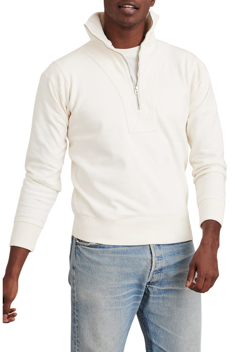 Half Zip Pullover, Main, color, NATURAL