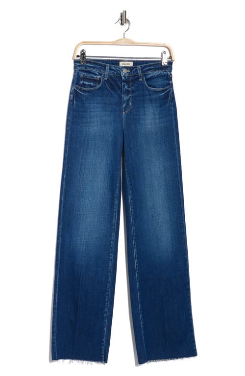 L Agence L'agence Scottie High Waist Wide Leg Jeans In Blue