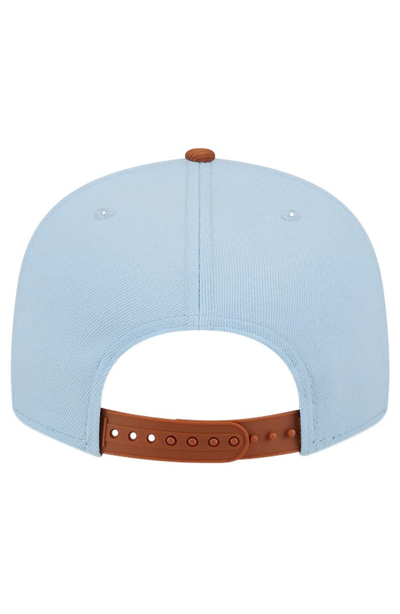 New Era Men's New Era Light Blue/Brown Houston Rockets 2-Tone Color Pack 9FIFTY Snapback Hat, Alternate, color, 