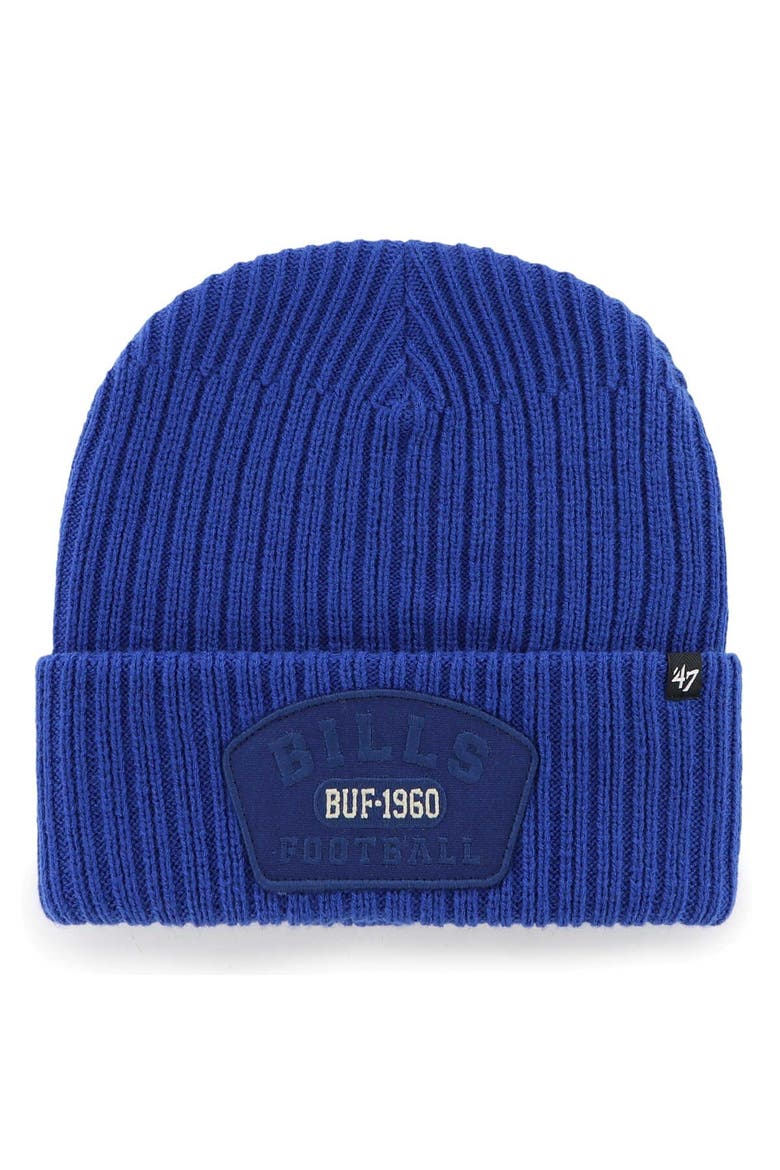Men's '47 Royal Buffalo Bills Ridgeway Cuffed Knit Hat, Main, color, Royal