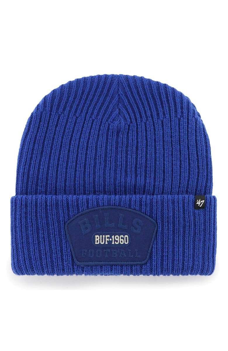 '47 Men's '47 Royal Buffalo Bills Ridgeway Cuffed Knit Hat, Main, color, Royal