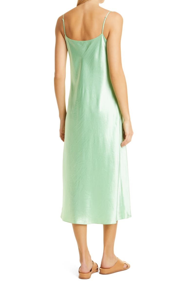 Satin Slipdress, Alternate, color, LIME