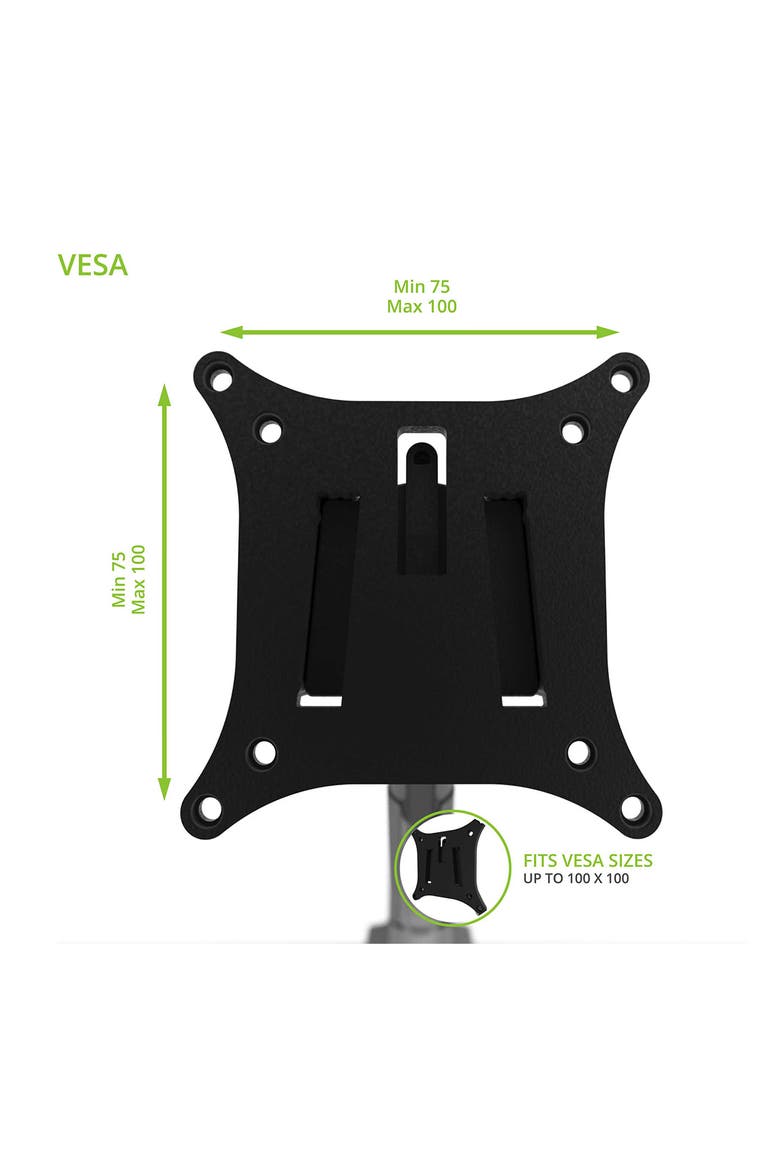 DMS2000 Dual-Monitor Desktop Mount for 17" - 32" Displays, Alternate, color, Silver