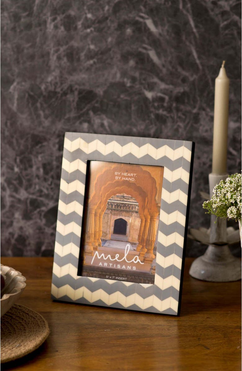 Mela Artisans Inlaya Photo Frame 5 X 7, Alternate, color,