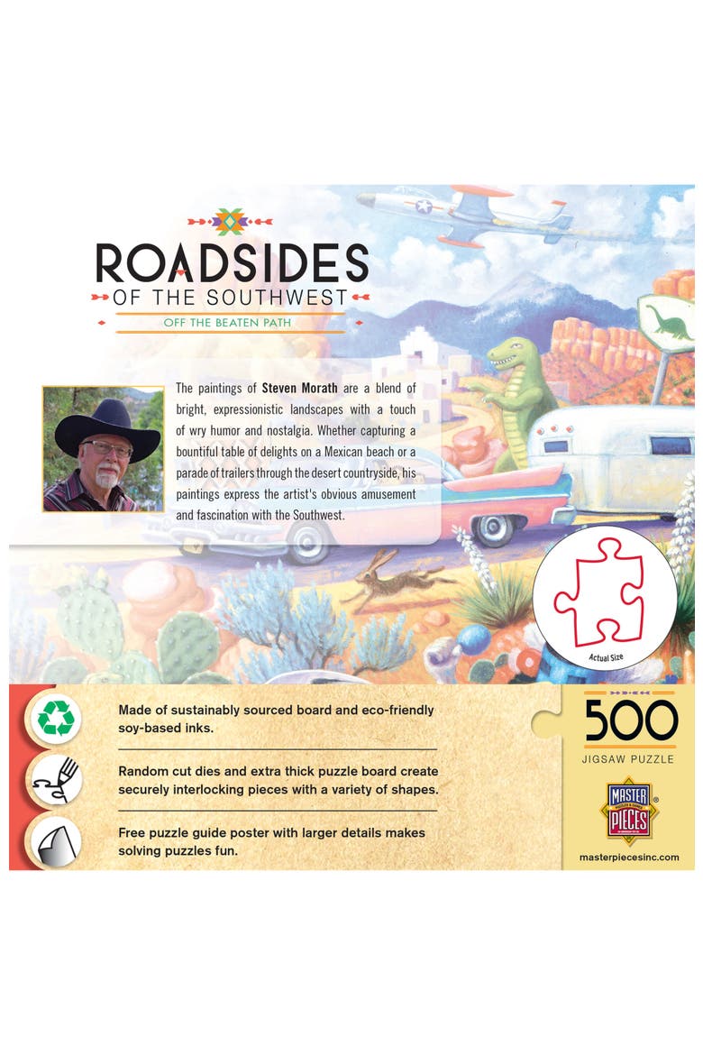 Off the Beaten Path 500 Piece Puzzle, Alternate, color, Multicolor