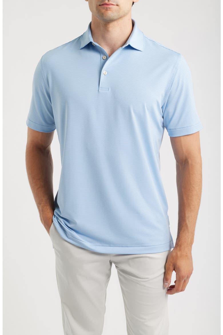 Wade Summer Comfort Performance Jersey Polo, Main, color, LAKESIDE