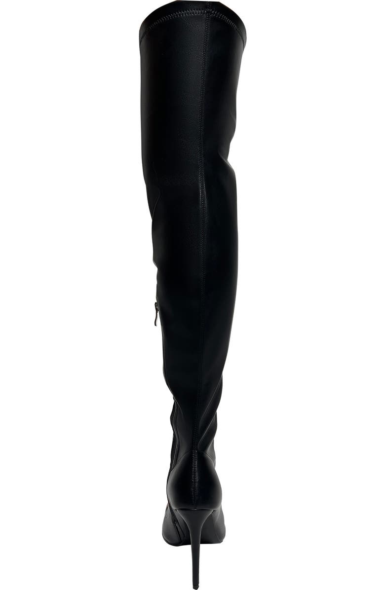 AZALEA WANG Clover Open Toe Thigh High Boot, Alternate, color,