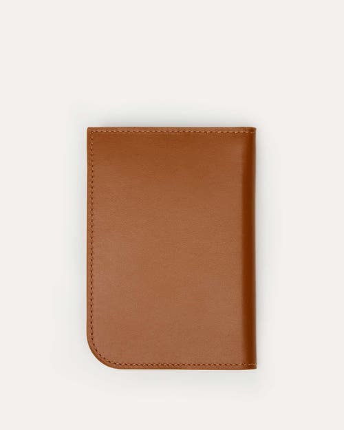 Want Les Essentiels De La Vie Want Les Essentiels Arch Smooth Leather Passport Cover In Cuero