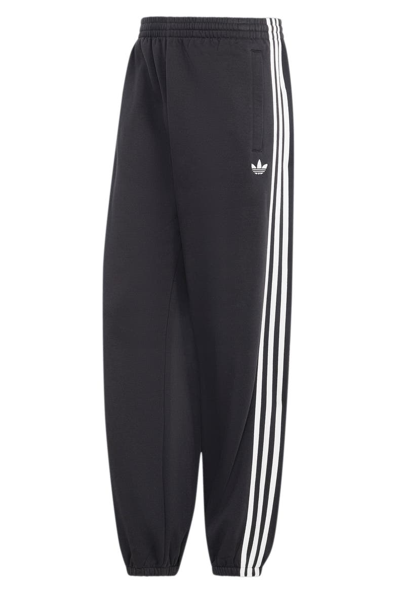 3-Stripes Fleece Joggers, Alternate, color, BLACK
