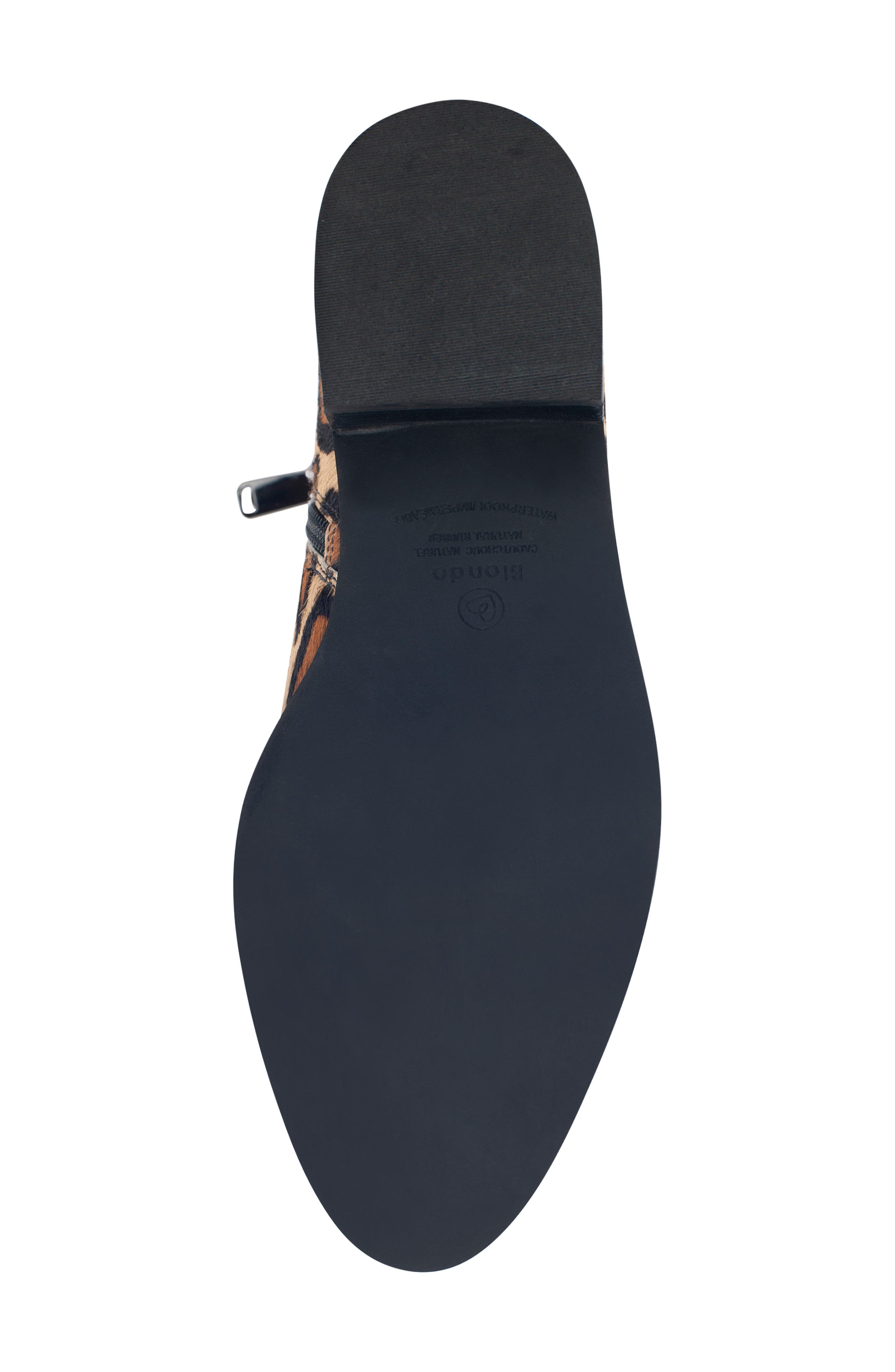 Tami Waterproof Moto Boot, Alternate, color, LEOPARD LEATHER