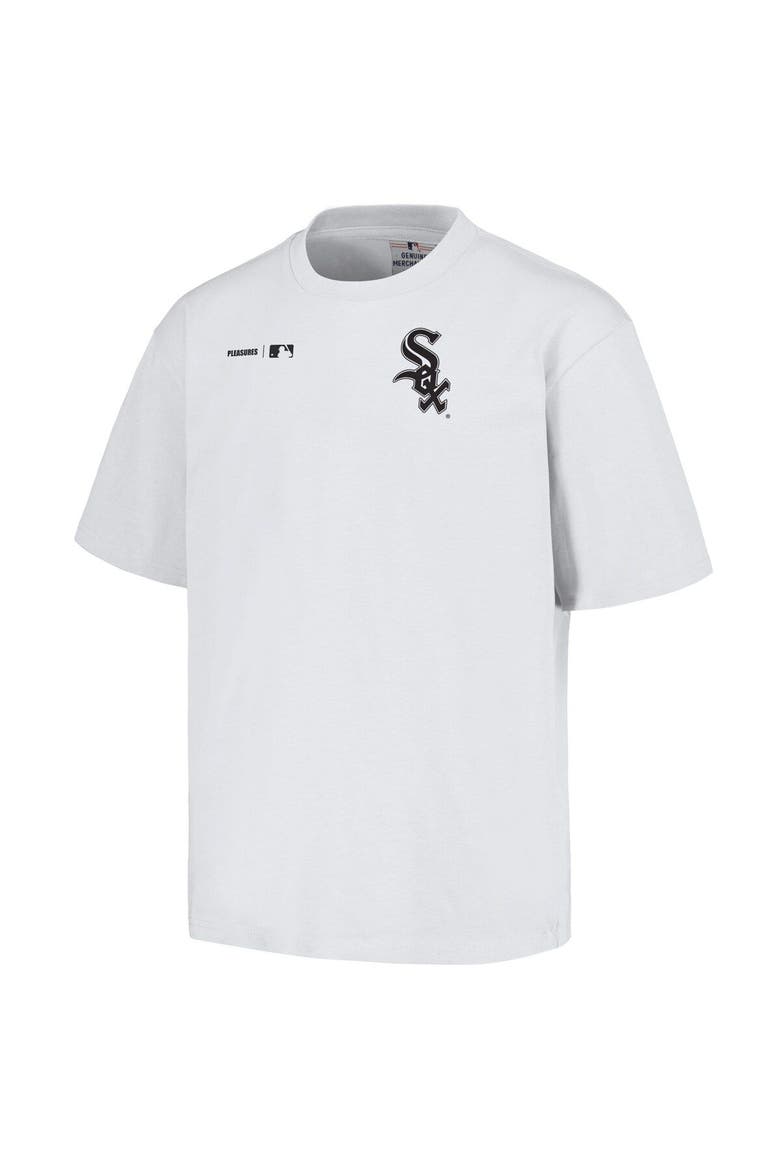 Men's PLEASURES  White Chicago White Sox Precision T-Shirt, Alternate, color, White