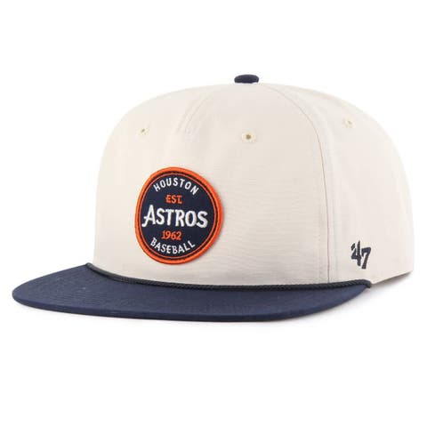 Men's '47  Cream Houston Astros Payson Captain Adjustable Hat