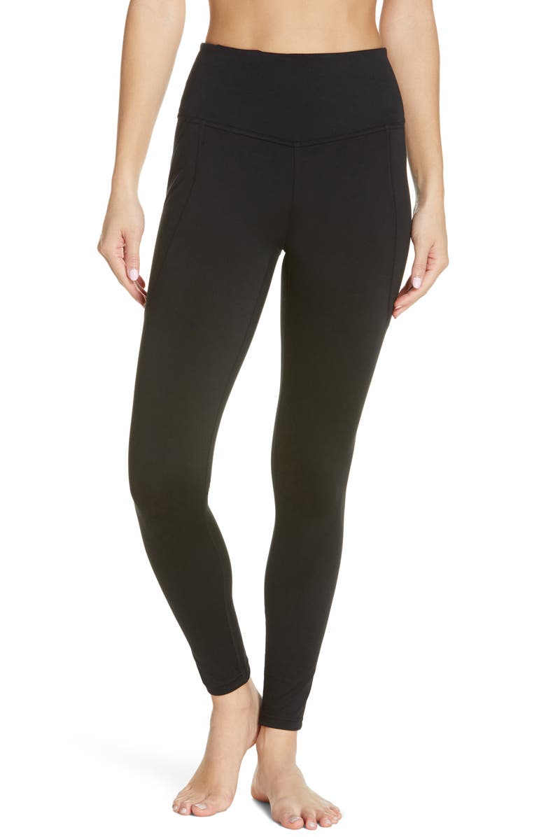 Zella Renew High Waist Pocket Leggings, Main, color,