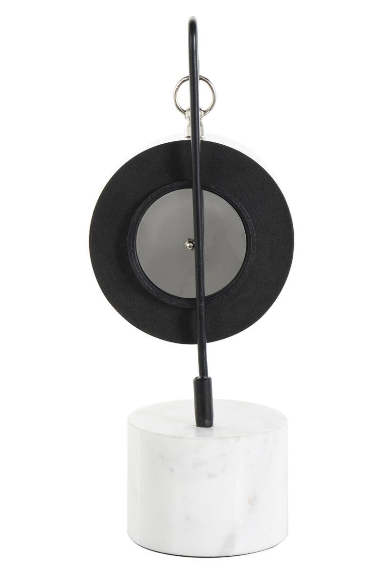 Modern Silver Stainless Steel Clock, Alternate, color, SILVER