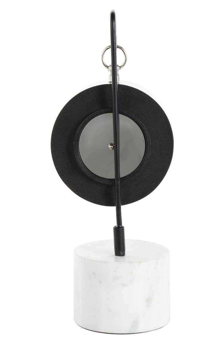 VIVIAN LUNE HOME Modern Silver Stainless Steel Clock, Alternate, color, Silver