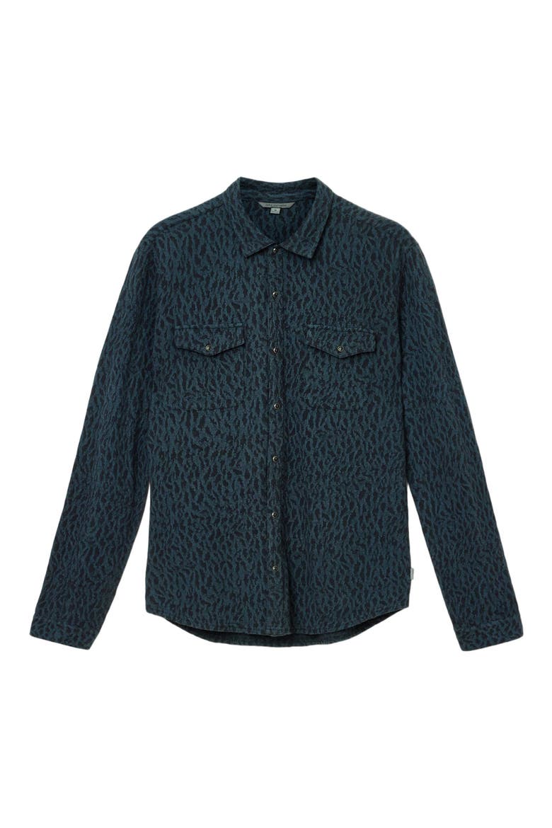 Ramona Long Sleeve Western Snap-Up Shirt, Alternate, color, DARK FOREST