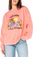 Roxy Line-Up Playa Oversize Graphic Sweatshirt