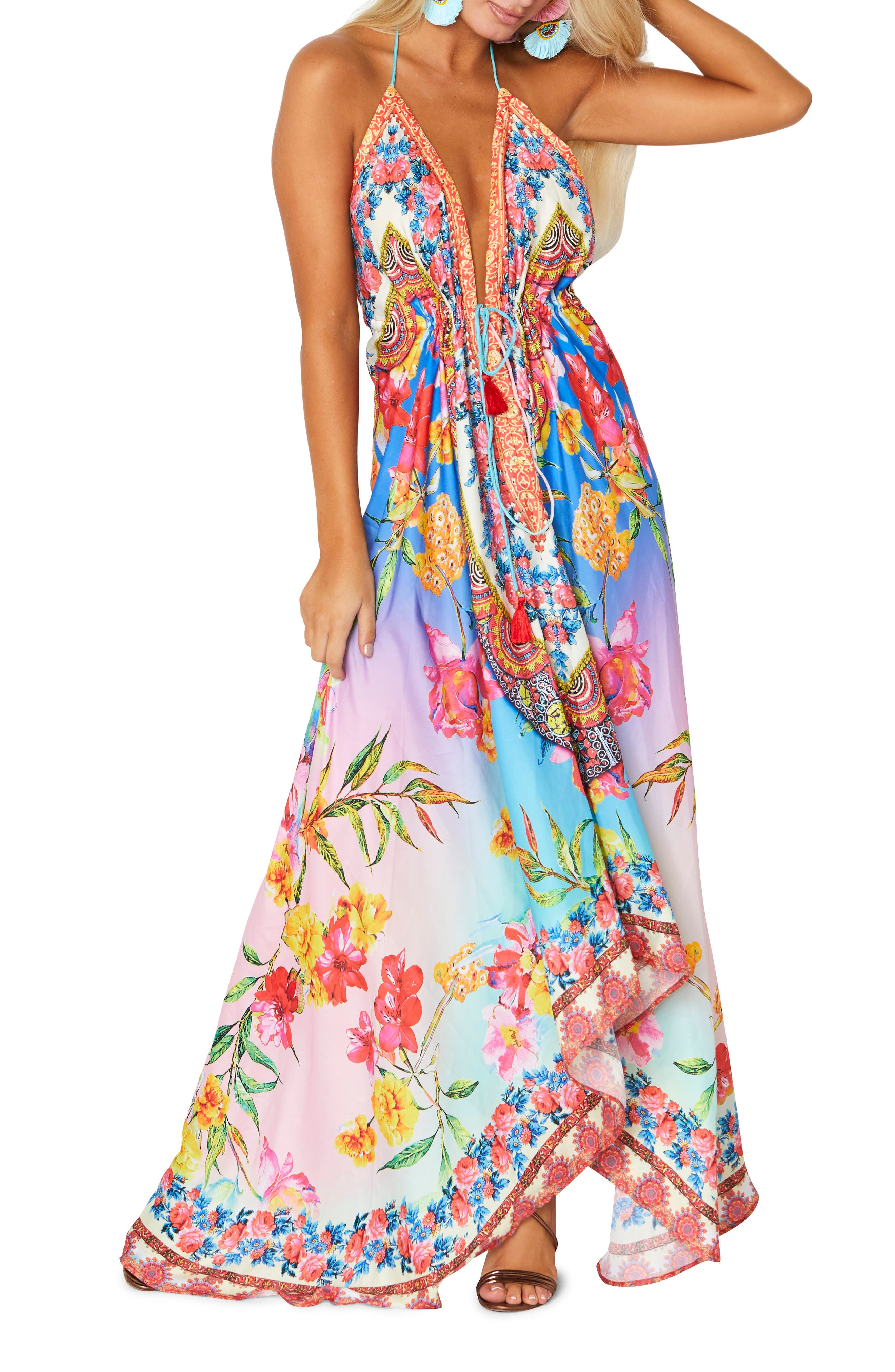 RANEES Ombré Halter Dress