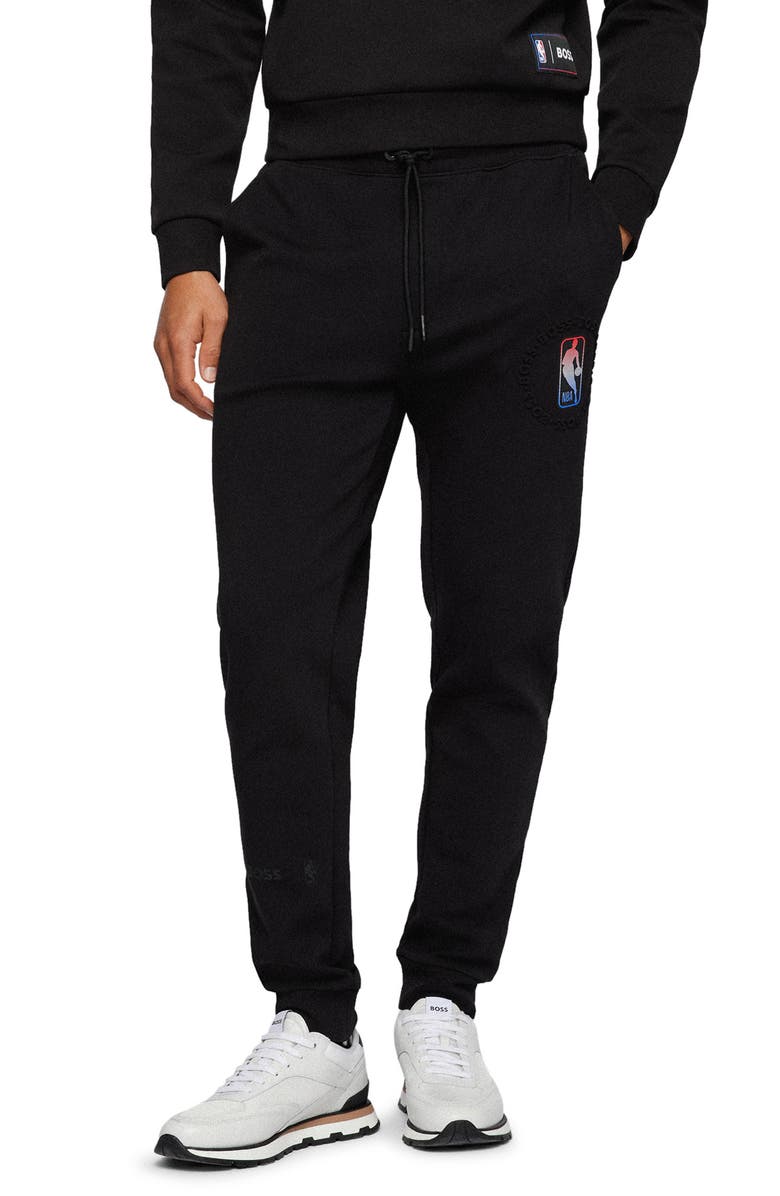 BOSS x NBA Men's Slamdunk2 3 Embossed Sweatpants, Main, color, 
