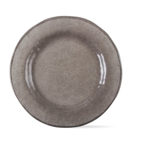 Tag Veranda Cracked Glazed Melamine Dinnerware Plates Set Of 4 In Brown