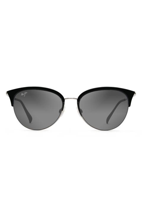 Olili 53mm Gradient PolarizedPlus2® Cat Eye Sunglasses