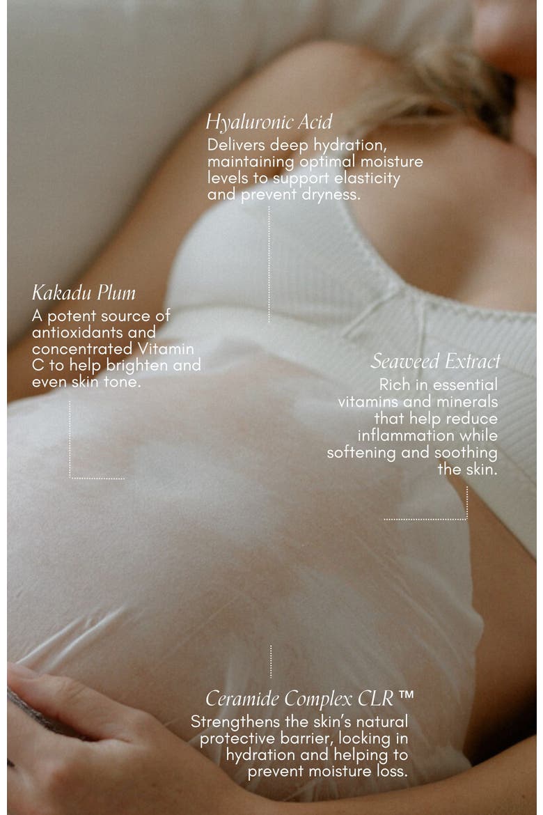 Belly Hydration Mask, Alternate, color, Transparent