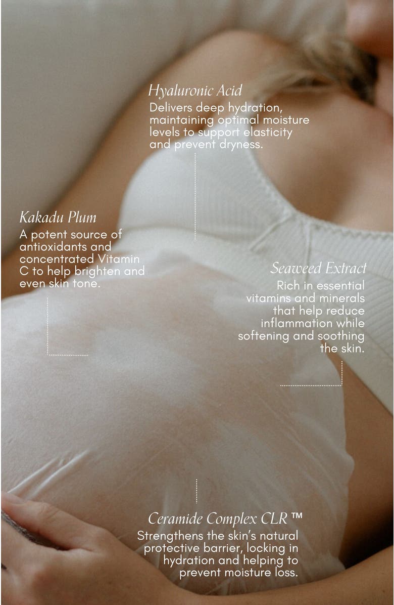 PURE MAMA Belly Hydration Mask, Alternate, color, Transparent