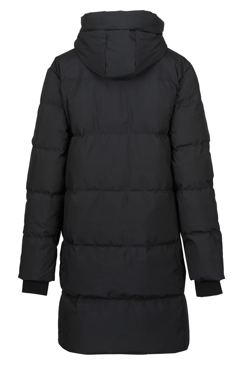 Ullr Down Hooded Parka, Alternate, color, BLACK
