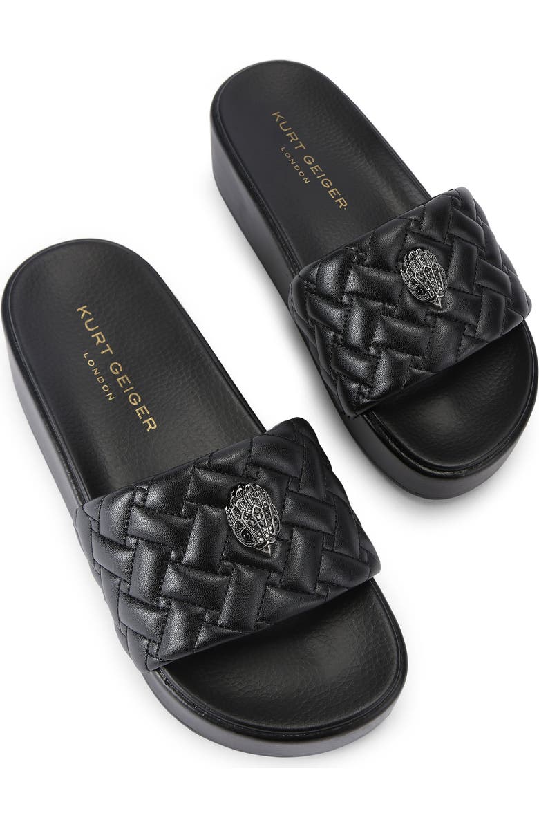 Kurt Geiger London Meena Eagle Platform Sandal, Main, color, Black