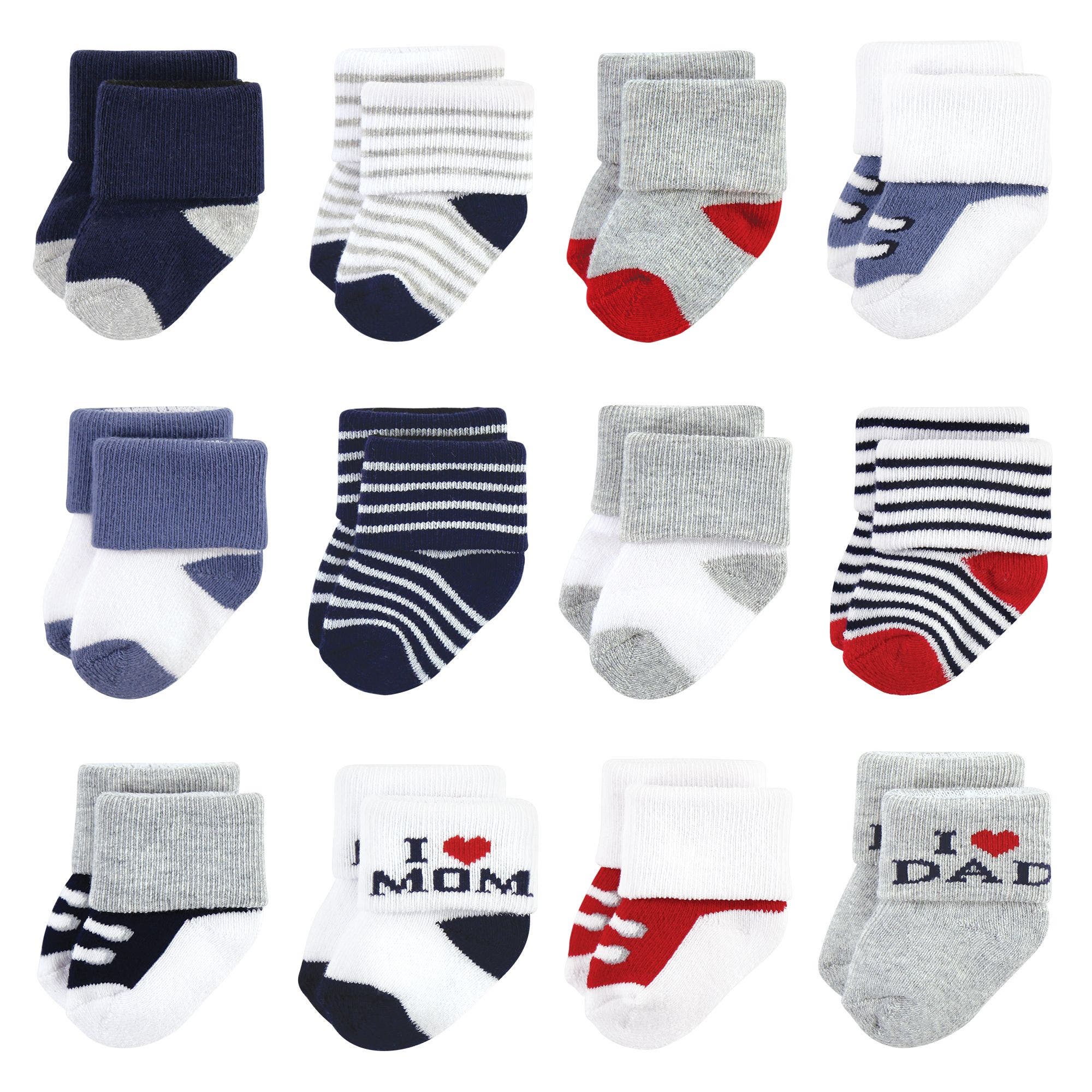 selected Mom Dad Boy Navy Red