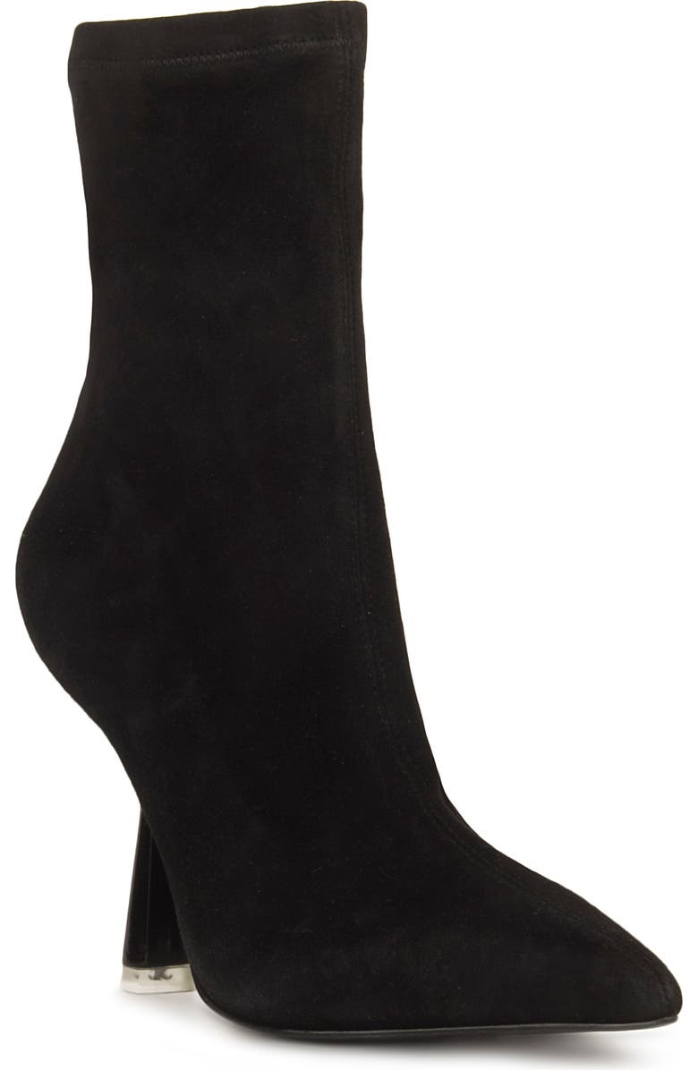 BLACK SUEDE STUDIO Jelena Pointed Toe Bootie, Main, color,