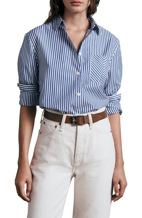 ICONS Maxine Stripe Button-Up Shirt
