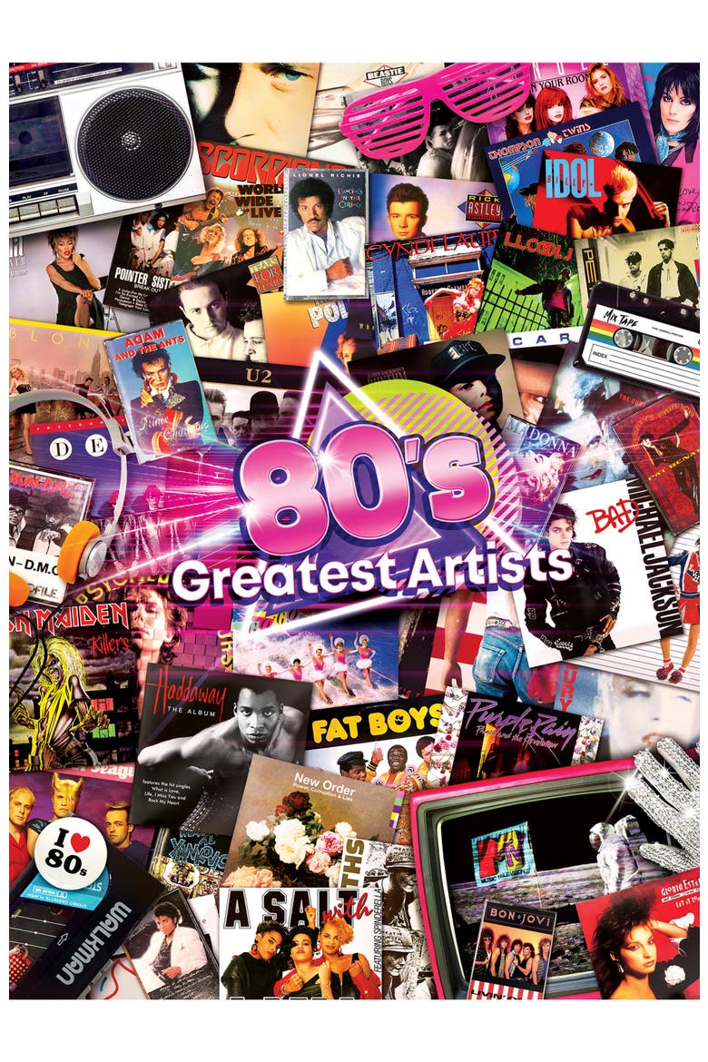 The 80's 500 Piece Puzzles 3-Pack, Alternate, color, Multicolor