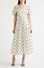 Lucy Paris Catarina Off the Shoulder Maxi Dress