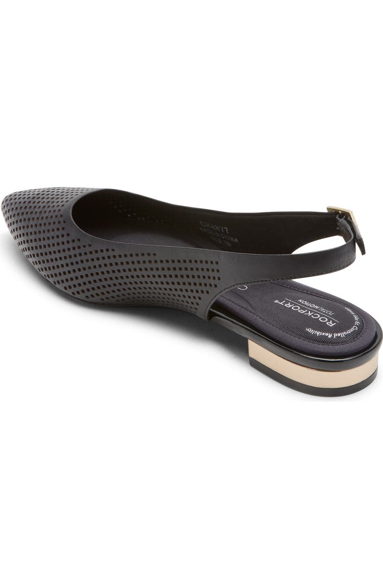 Rockport Adelyn Perforated Slingback Flat, Alternate, color,